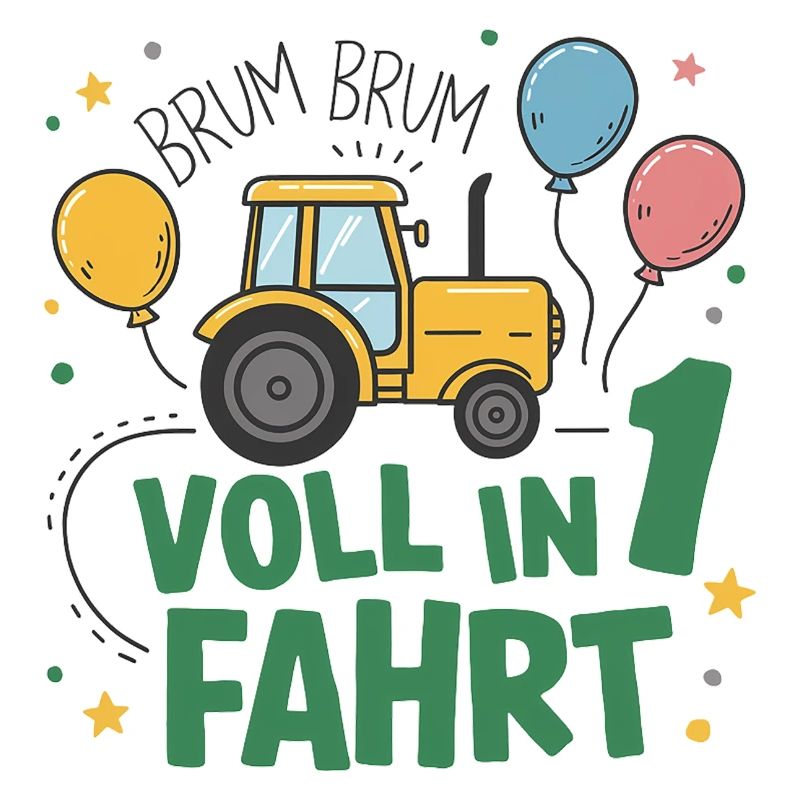 Cooler Traktor 1. Geburtstag: Bestseller Geschenk!