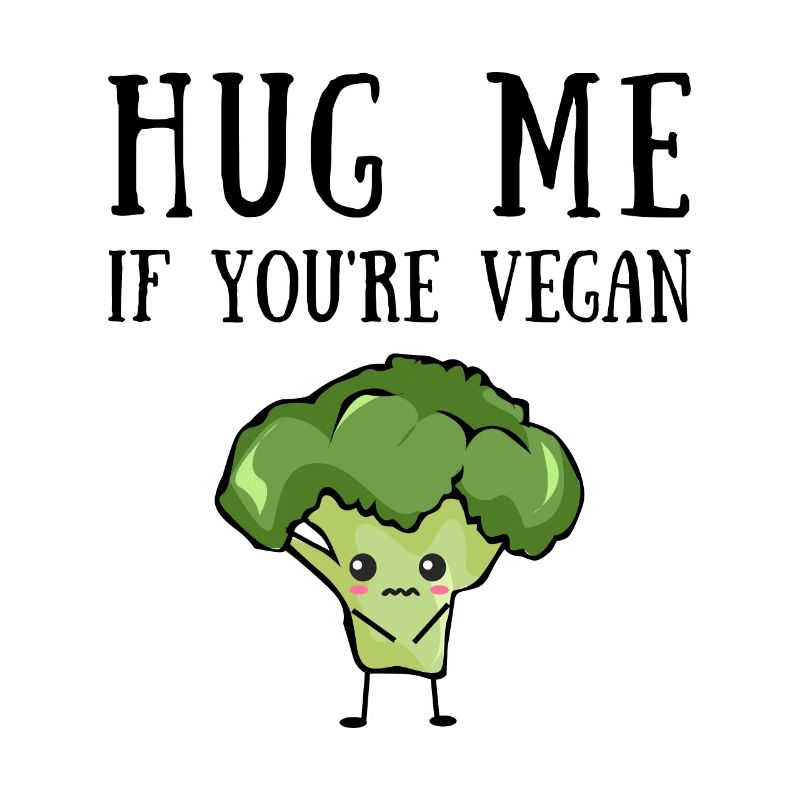 Broccoli Veganer Veggie Comic Chibi Geschenk