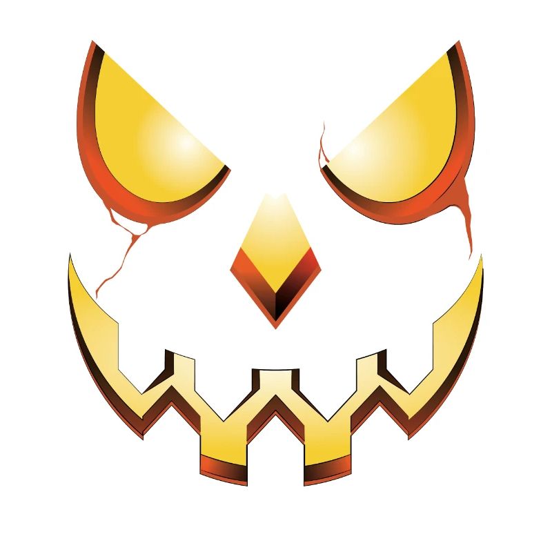 Creepy Pumpkin Halloween Design