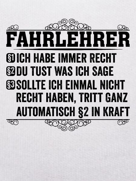 Fahrlehrer Spruch Geschenk Lustig