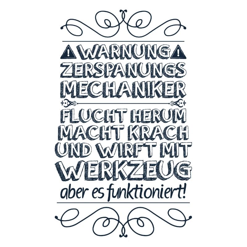 Zerspanungsmechaniker Zerspaner Geschenkidee