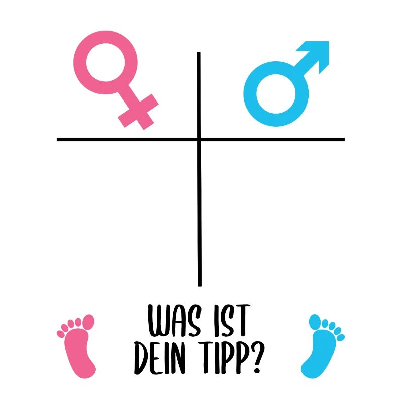 Mädchen oder Junge? Geschlecht raten Gender Reveal