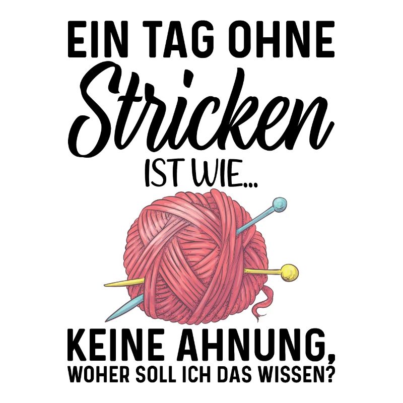Stricken Strickerin Geschenk