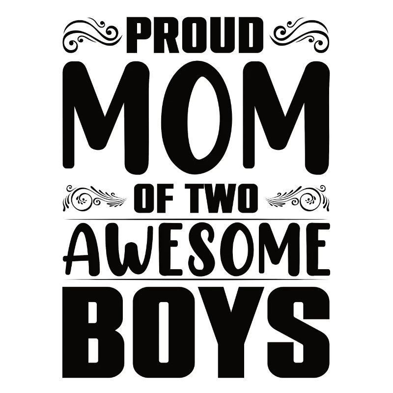 Mama Von Zwei Jungs Mutter Muttertag