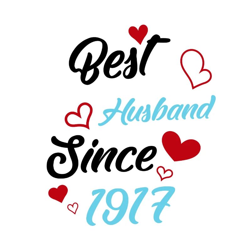 Bester Ehemann seit 1917 Hochzeit