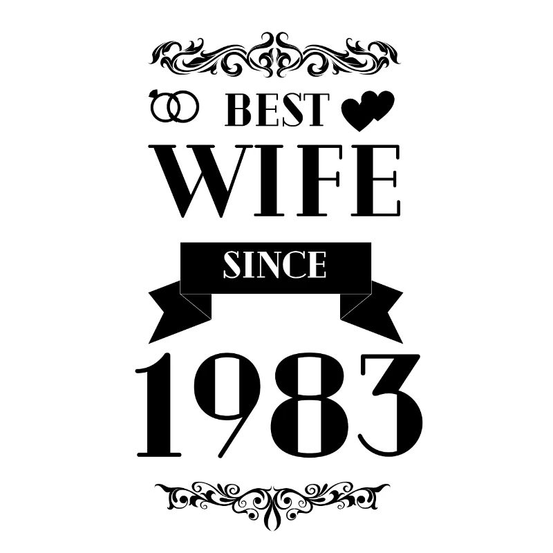 Beste Ehefrau seit 1983 Hochzeitstag