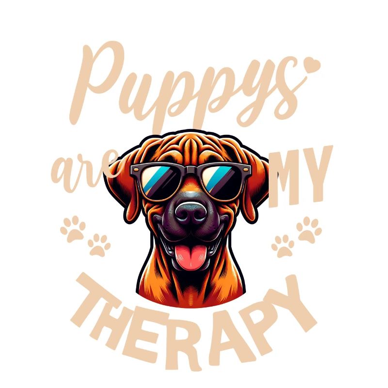 Conception d’amoureux des chiens Rhodesian Ridgeback