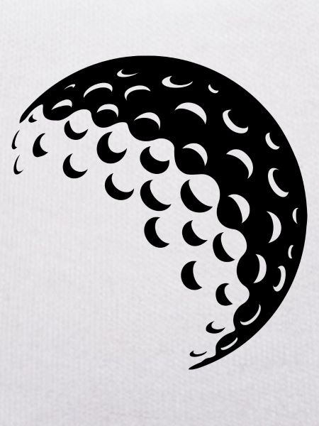 Golf ball black