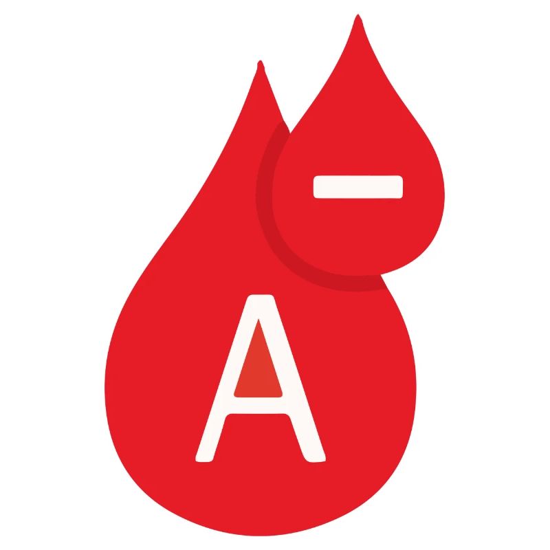 Blood type rhesus factor A negative gift idea