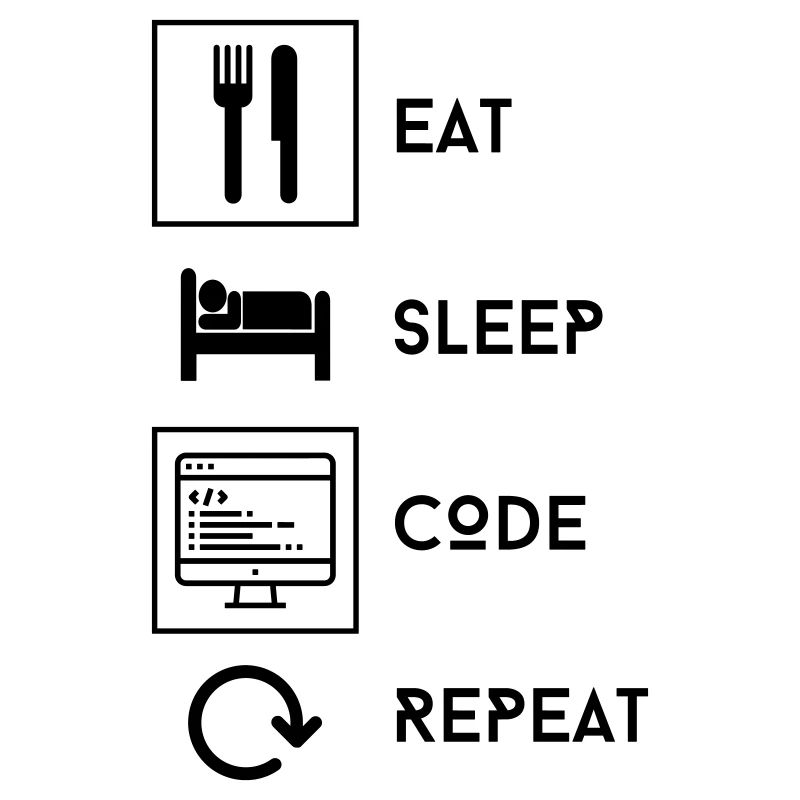 EAT SLEEP CODE REAPEAT