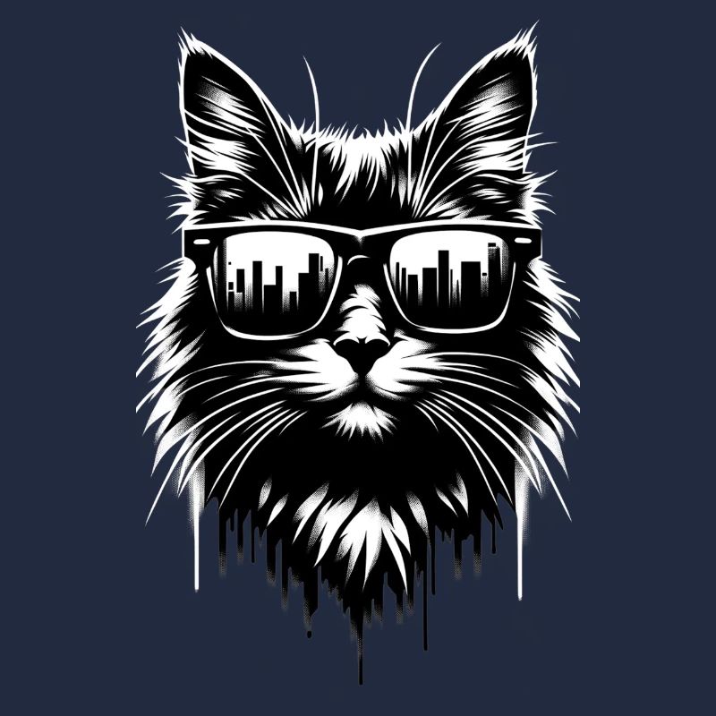 Chat cool | Lunettes de soleil Cat