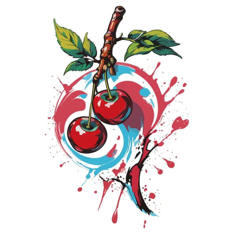 Rote Kirsche Cherries Kirschen Cherry
