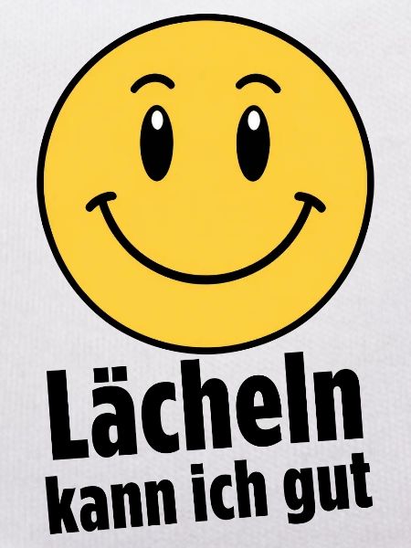 Lächeln kann ich gut