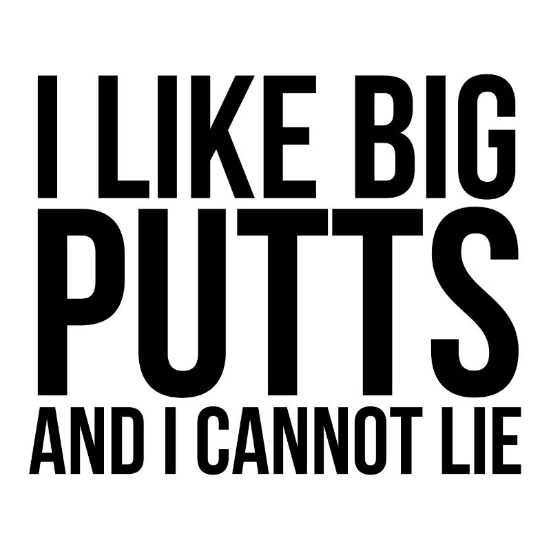 Golf golfeurs énonciations texte gros putts