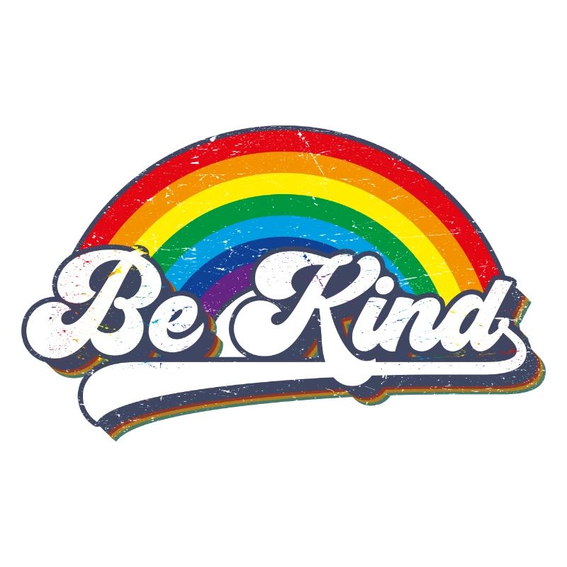 Be Kind LGBT Regenbogen