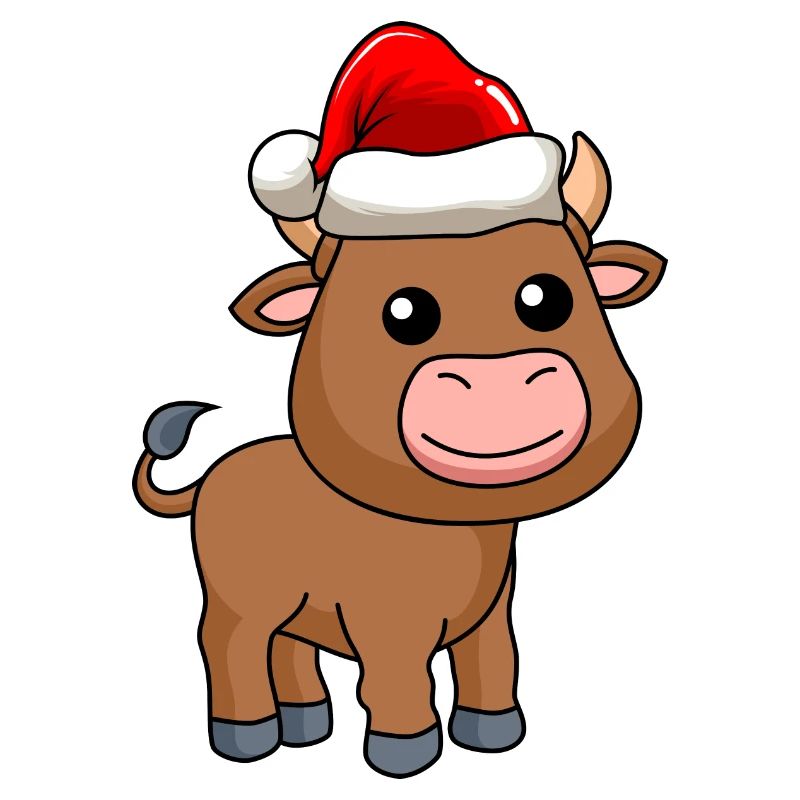 Taureau Comic Christmas