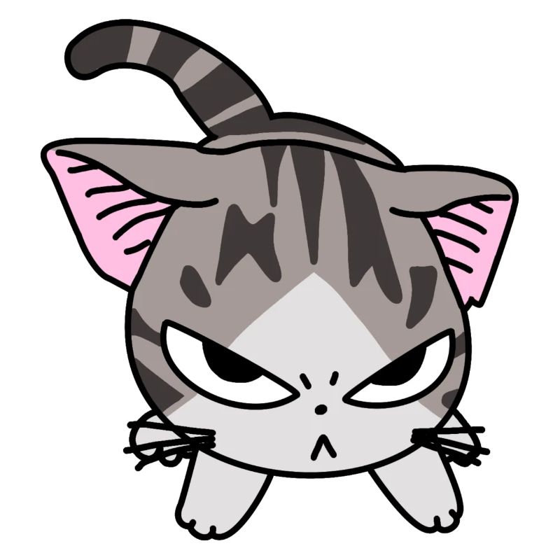 Cat anime evil