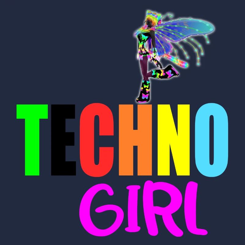 Techno-Mädchen