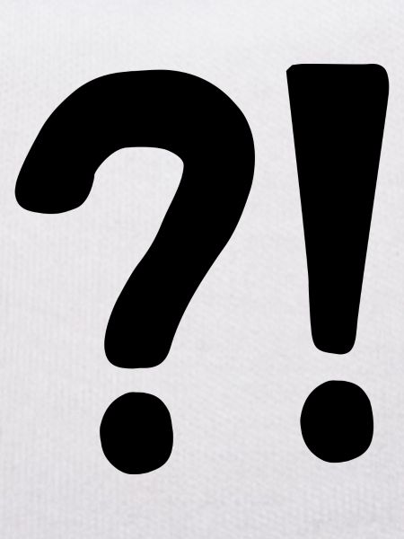 Fragezeichen | Ausrufezeichen | Symbol | Verwirrt