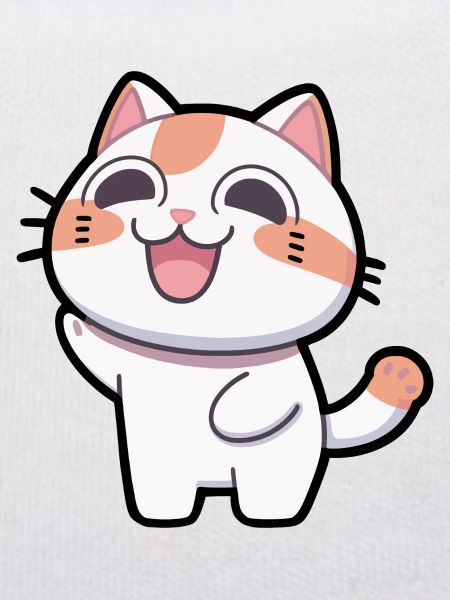 Chat heureux