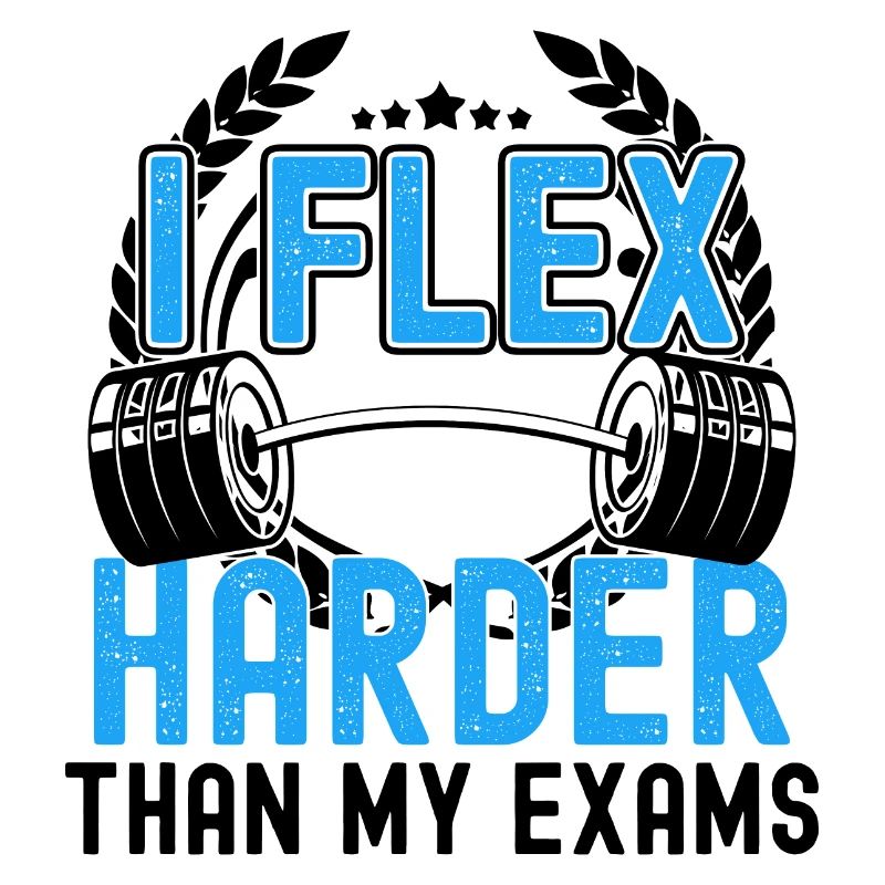 Je fais plus de flexions que mes examens. Cadeau