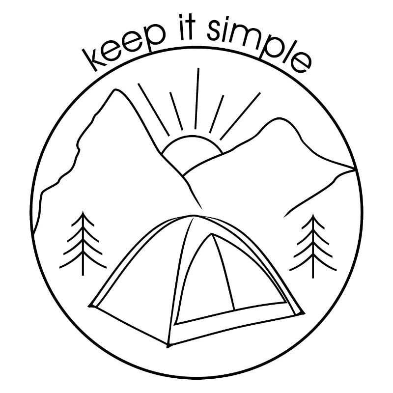 Keep it simple (schwarze Version)