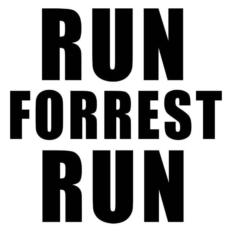 RUN FORREST RUN NOIR
