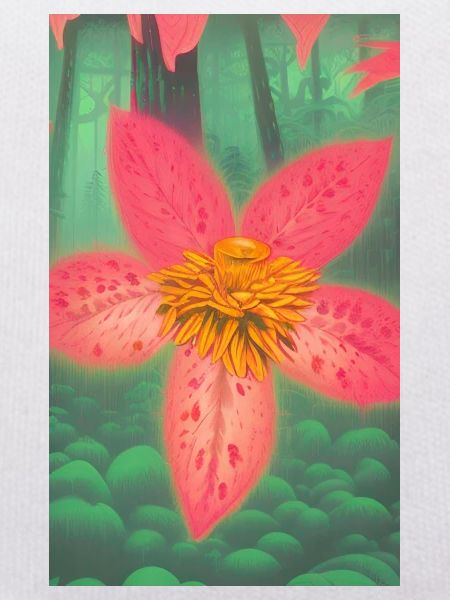 fantasy flower Bidens triplinervia