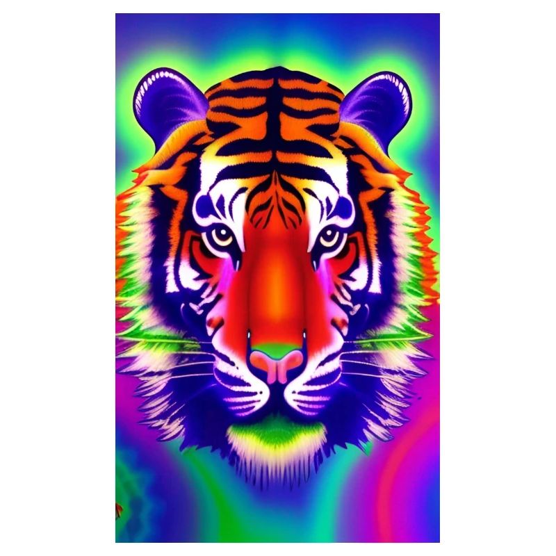 Psychedelischer Tiger