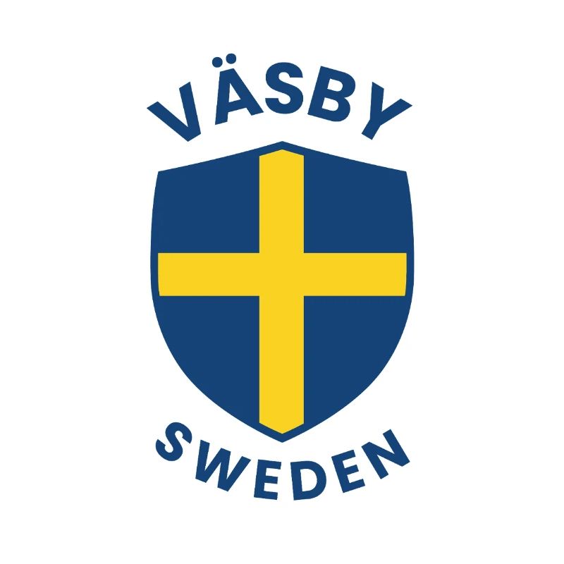 Emblème du bouclier de Väsby Suède