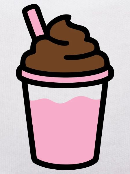 Iced Coffee Smoothie Logo