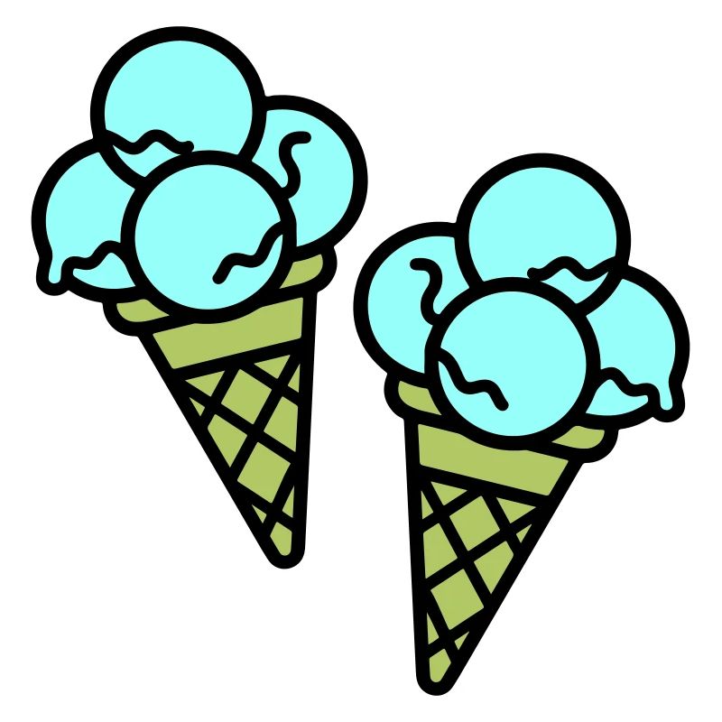 Crème glacée à la crème Eis