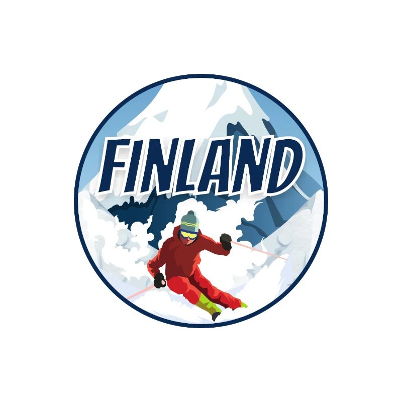 Finland Ski Lapland Mountains