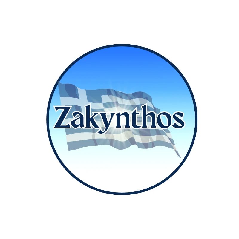 Zakynthos Grèce Drapeau grec