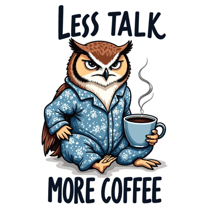 Less talking, more coffee – owl