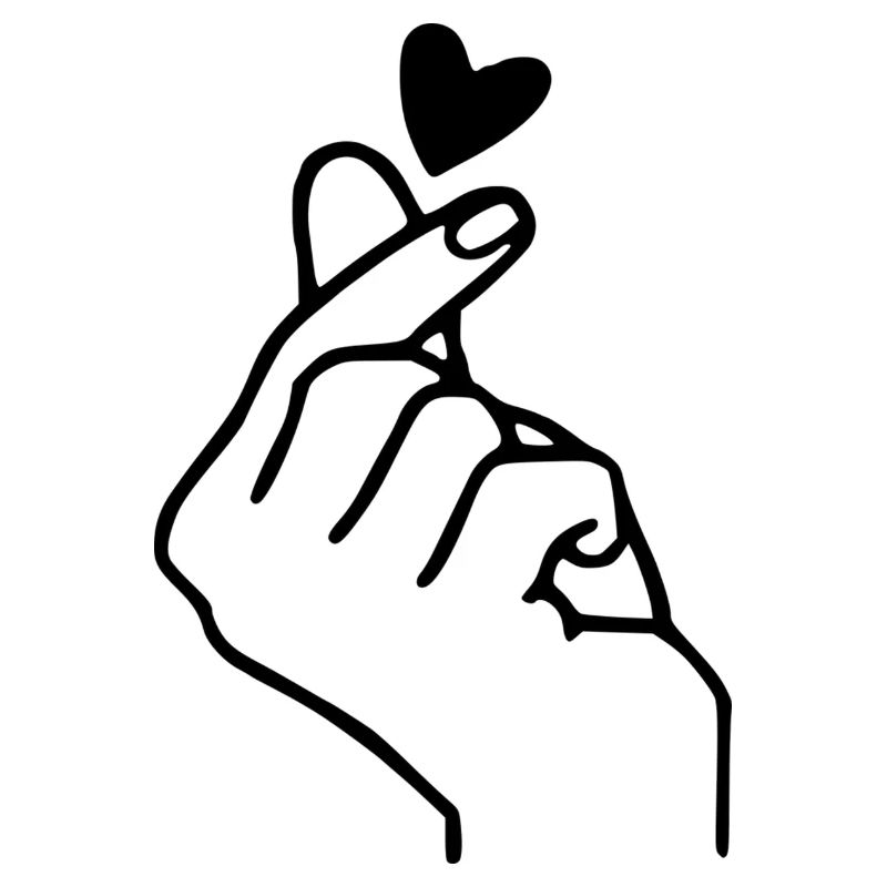 schnippende Hand mit Herz