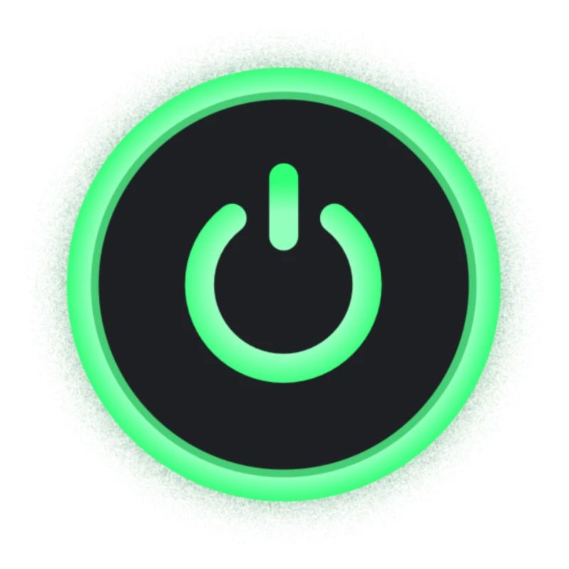 power on, power button