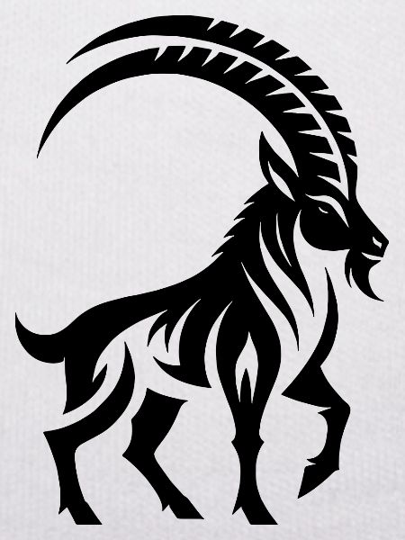 Sternzeichen Steinbock Tattoo