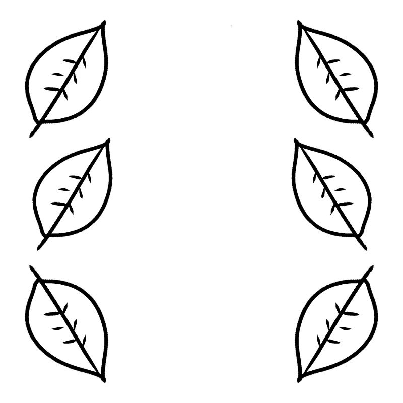 Pattern Leaf Leaves Frame Nature