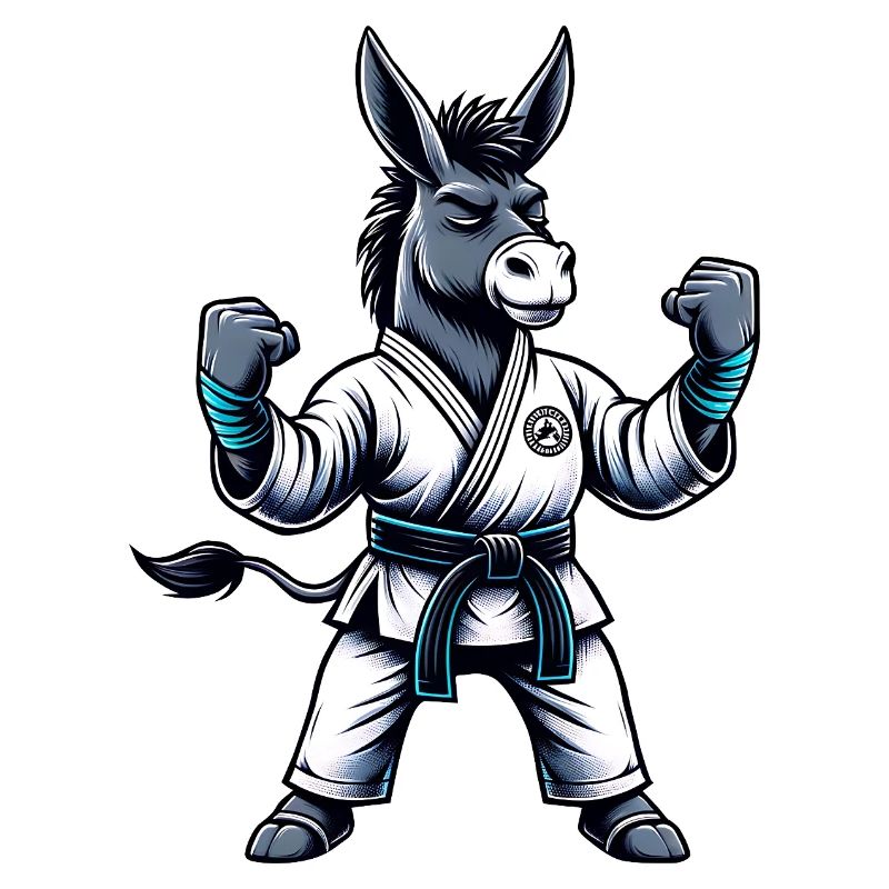 Karaté âne : force et équilibre dans le dojo