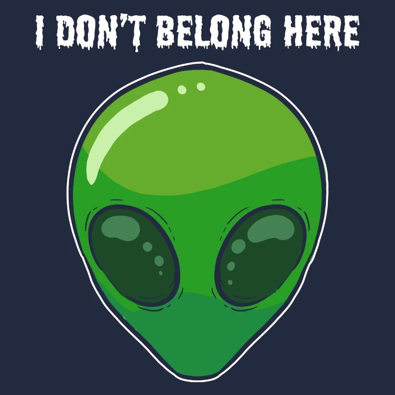 Geh nicht hierher. Loner oder schüchterne Person G