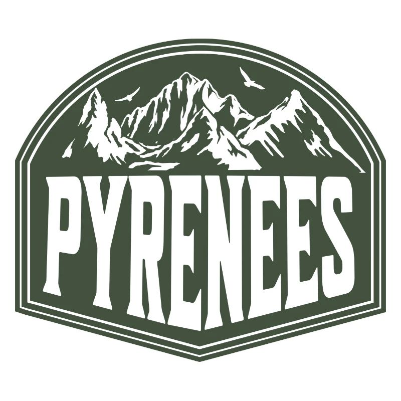 French Pyrenees Mountain Landscape