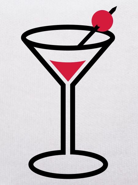 Martini cocktail glass