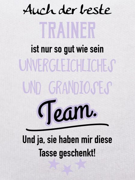 Bester Trainer Tasse