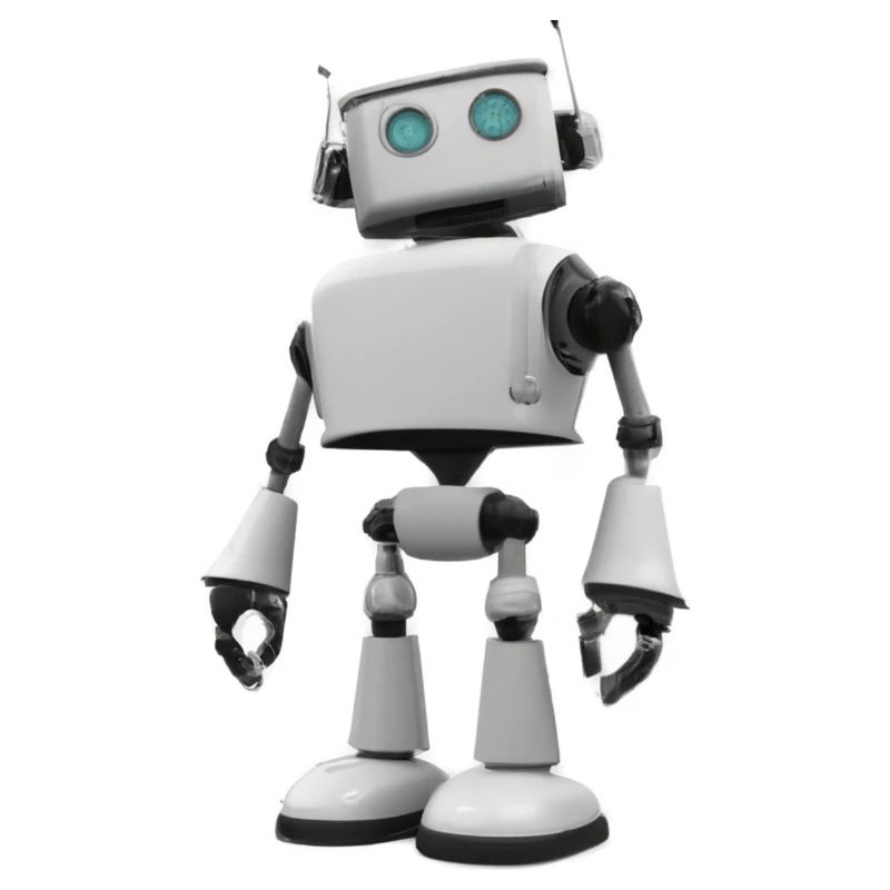 Robot 3D en blanc