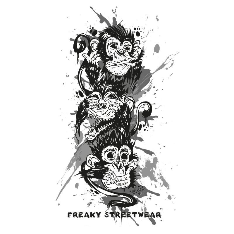three monkeys