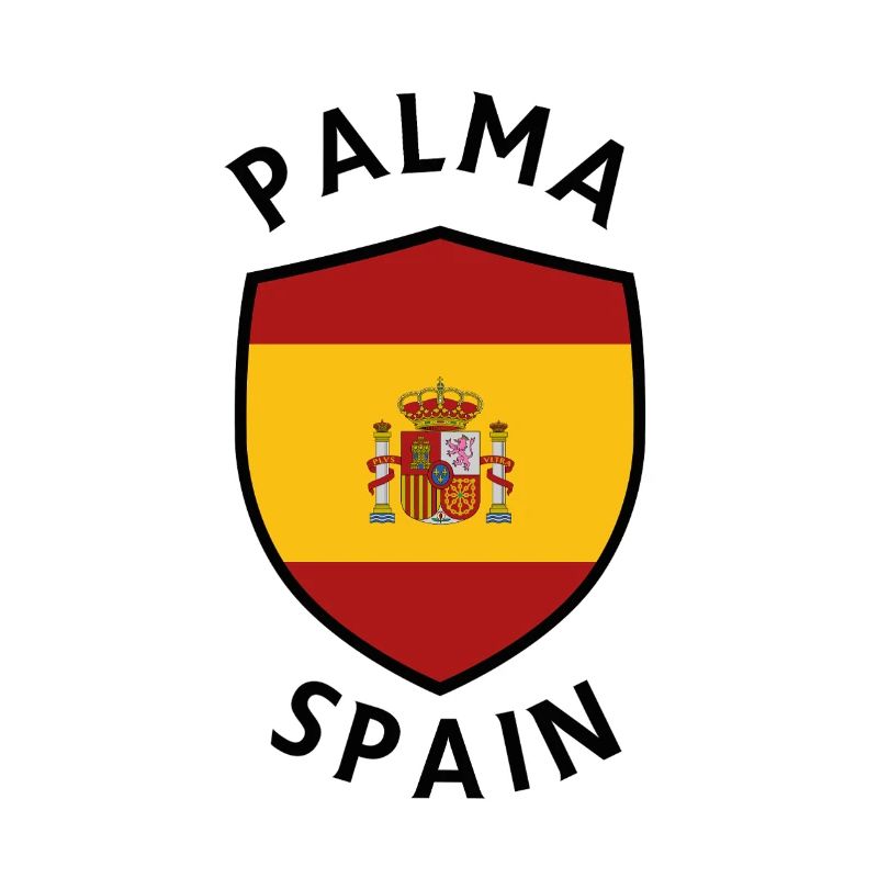 Palma Spanien Schildflagge