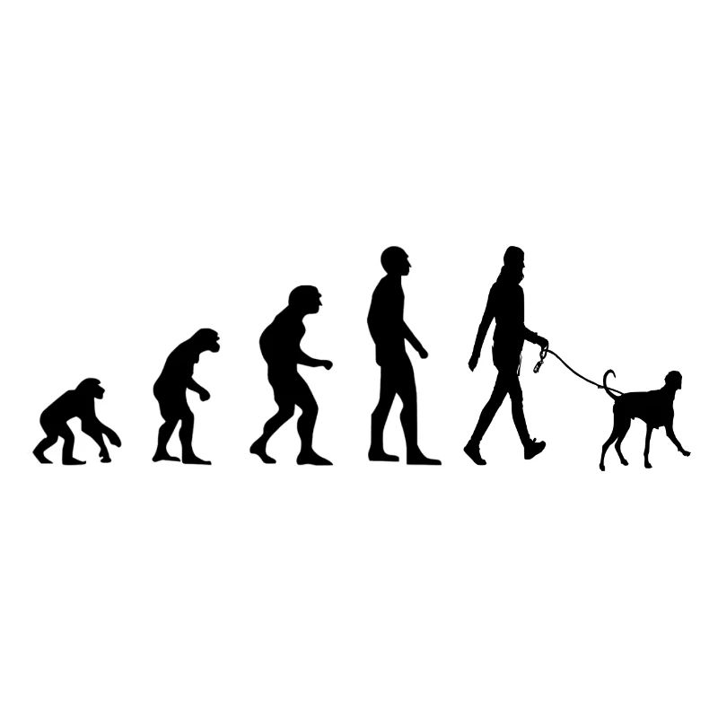 Hundehalter Hund Evolution