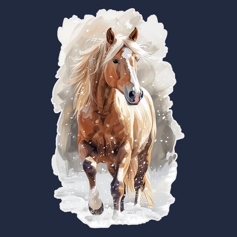 Pferd im Schnee