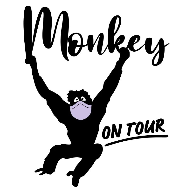 Monkey Singe Masque Corona On Tour